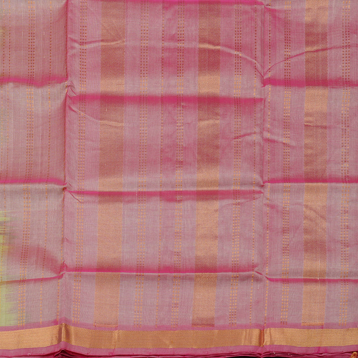 Hayagrivas Handloom Pure Silk Cotton Saree in Serene Light Elaichi Green KBE61D1-7