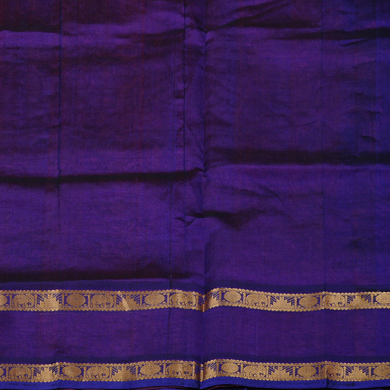 Hayagrivas Handloom Silk Cotton Sarees in Radiant Orangish Pink KBE61D10-2