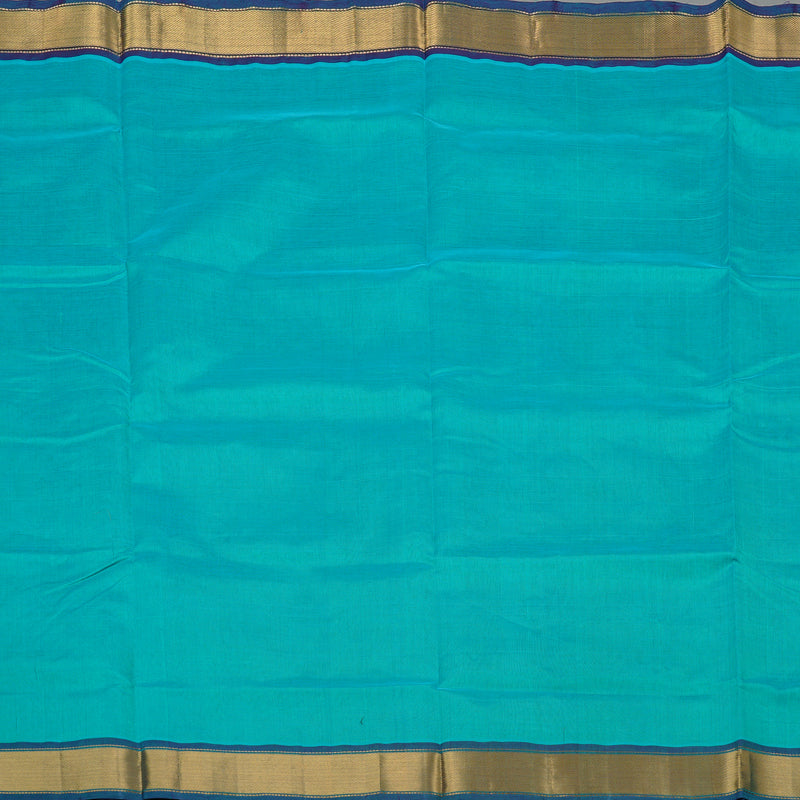 Hayagrivas Handloom Pure Silk Cotton Saree in Elegant Sky Blue KBE61D2-10