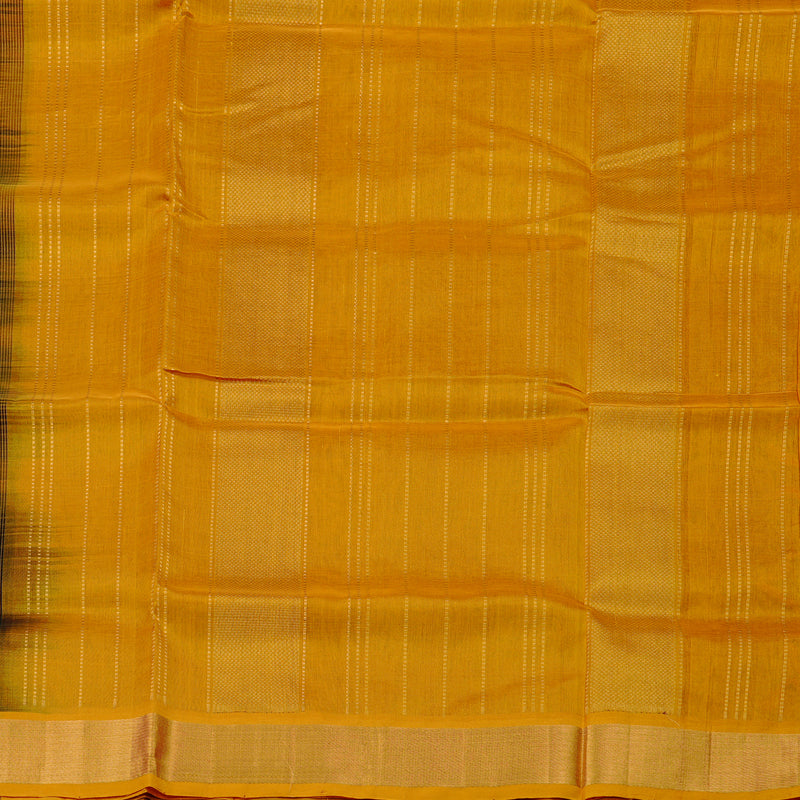 Hayagrivas Handloom Silk Cotton Saree in Classic Black KBE61D2-4