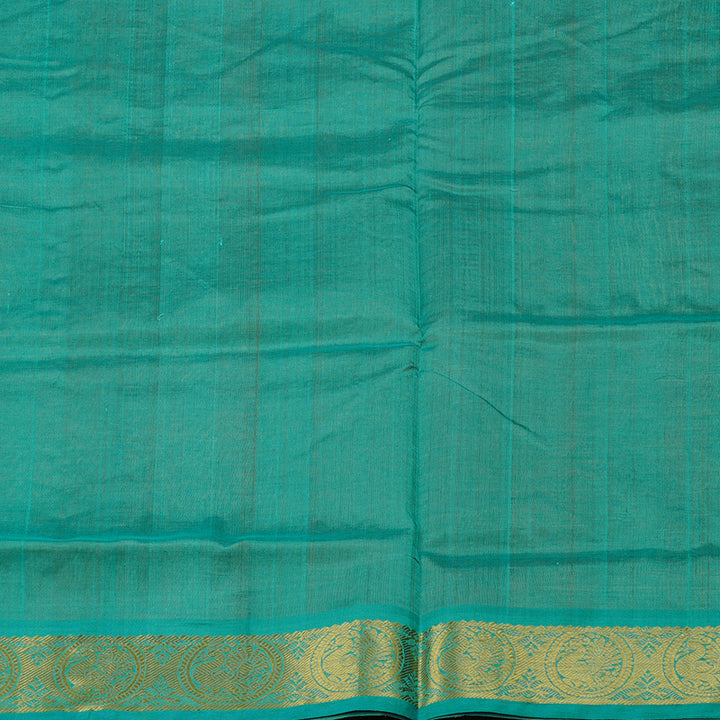 Hayagrivas Handloom Silk Cotton Saree in Luscious Mango Yellow KBE61D3-2