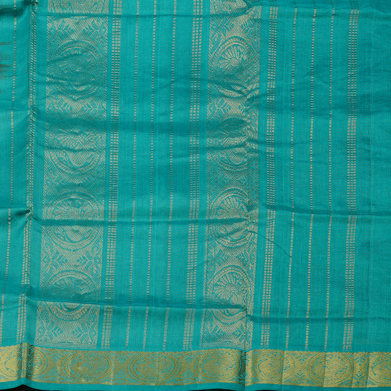 Hayagrivas Handloom Silk Cotton Saree in Luscious Mango Yellow KBE61D3-2