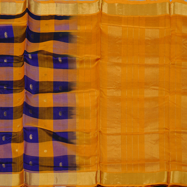 Hayagrivas Handloom Pure Silk Cotton Saree in Radiant Multicolour Checks KBE61D4-12