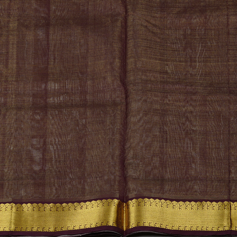 Hayagrivas Handloom Silk Cotton Saree in Sophisticated Beige KBE61D7-4