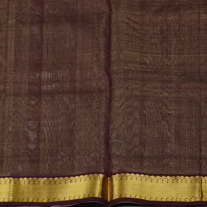 Hayagrivas Handloom Silk Cotton Saree in Sophisticated Beige KBE61D7-4