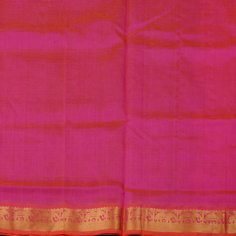 Hayagrivas Handloom Pure Silk Cotton Saree in Radiant Magenta Purple KBE61D8-10
