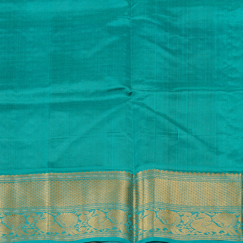 Hayagrivas Handloom Pure Silk Cotton Saree in Timeless Dark Purple KBE61D9-11