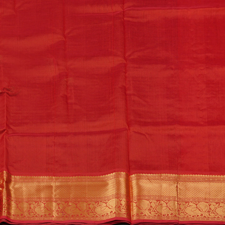 Hayagrivas Handloom Silk Cotton Saree in Divine Mehendi Green KBE61D9-3