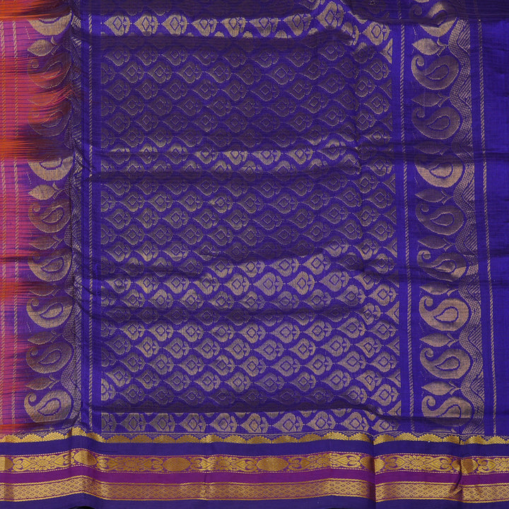 Hayagrivas Handloom Korvai Silk Cotton Sarees in KBE62D11-5