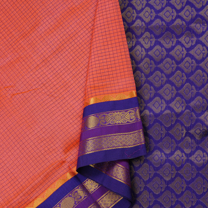 Hayagrivas Handloom Korvai Silk Cotton Sarees in KBE62D11-5