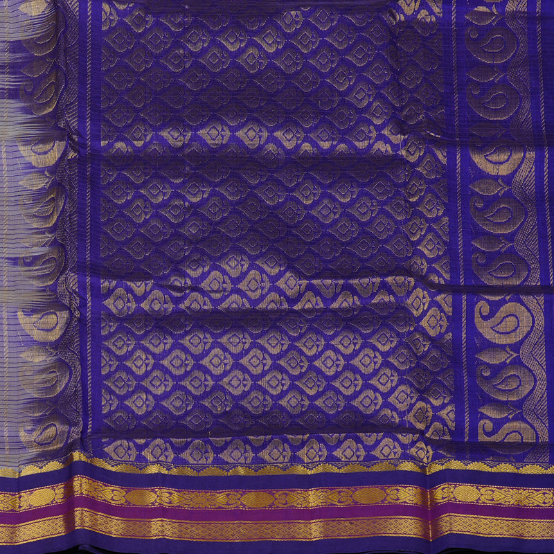 Hayagrivas Handloom Pure Silk Cotton Saree in Soft-hued Beige KBE62D11-6