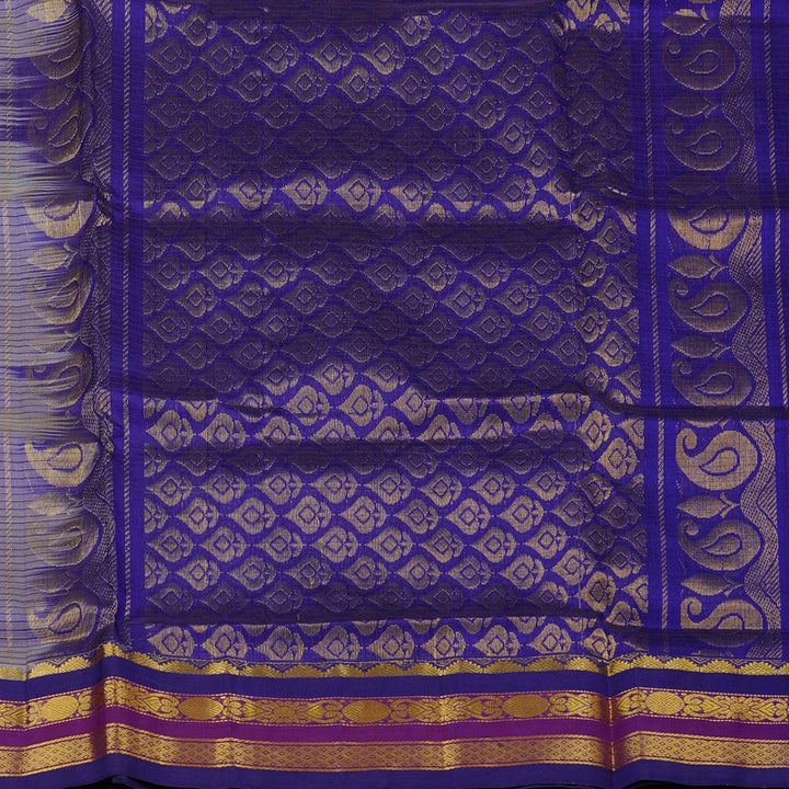 Hayagrivas Handloom Pure Silk Cotton Saree in Soft-hued Beige KBE62D11-6