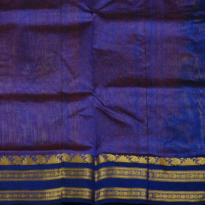 Hayagrivas Handloom Silk Cotton Saree in Sun-Kissed Mango Yellow KBE62D4-6