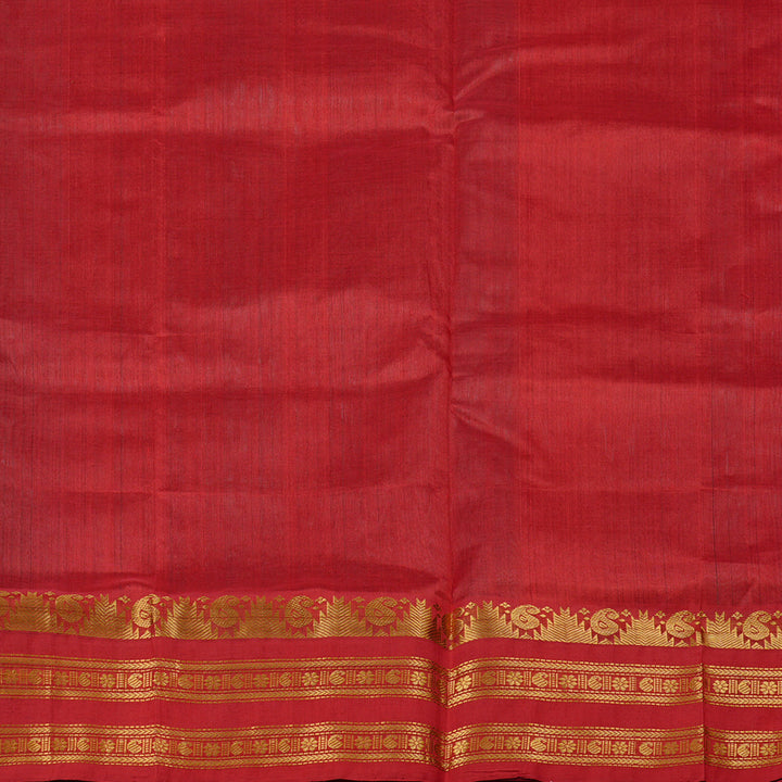 Hayagrivas Handloom Silk Cotton Sarees in Tranquil Sea Blue KBE62D4-7