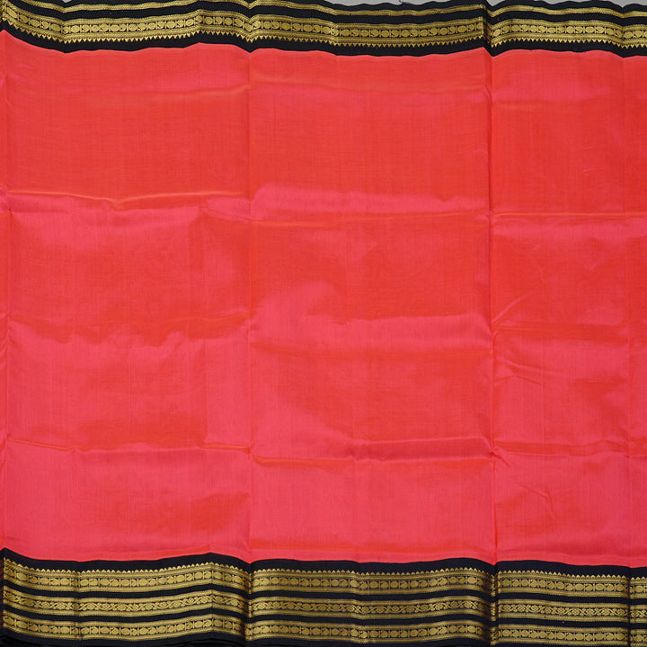 Hayagrivas Handloom Korvai Silk Cotton Sarees in Gorgeous Peach Pink KBE62D4-9
