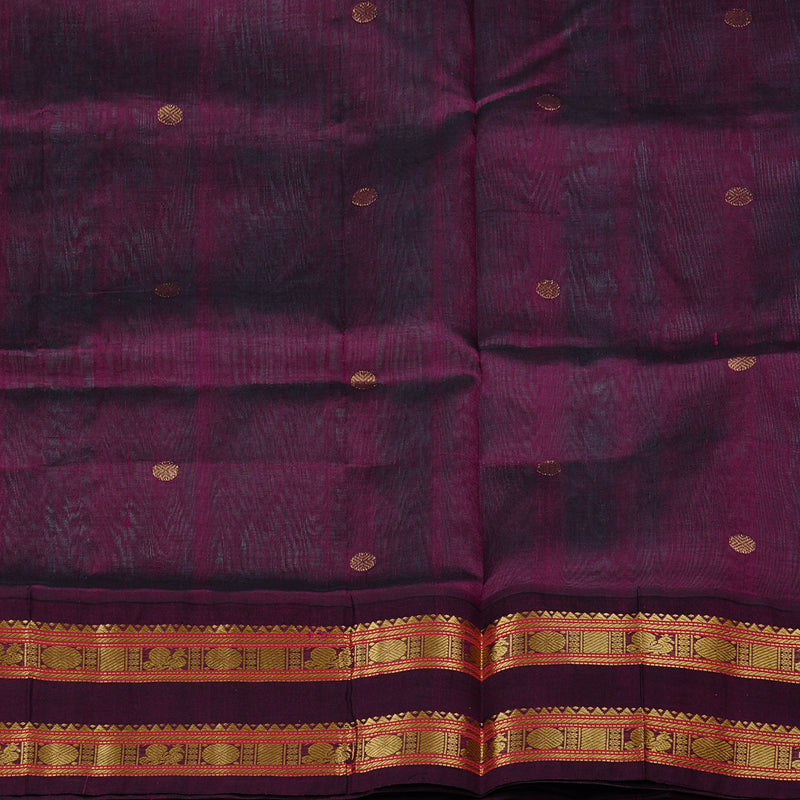 Hayagrivas Handloom Silk Cotton Saree in Classy Sea Blue KBE62D7-8