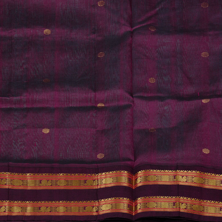 Hayagrivas Handloom Silk Cotton Saree in Classy Sea Blue KBE62D7-8