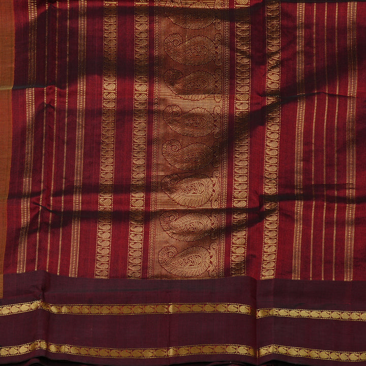 Hayagrivas Handloom Korvai Silk Cotton Saree in Soothing Sandal Beige KBE62D8-2