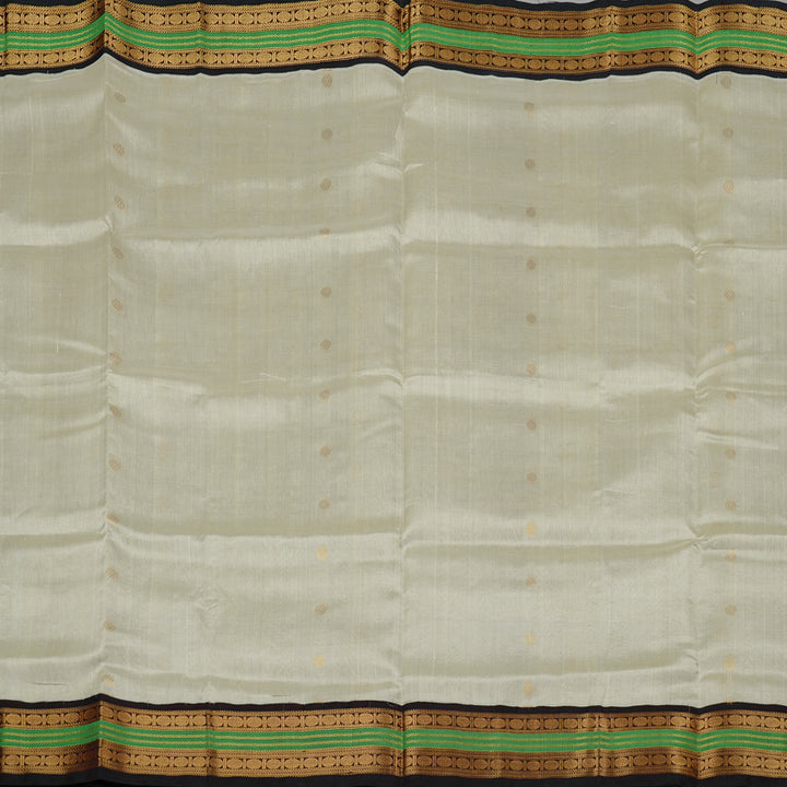 Hayagrivas Handloom Pure Silk Cotton Saree in Understated Beige KBE62D9-1