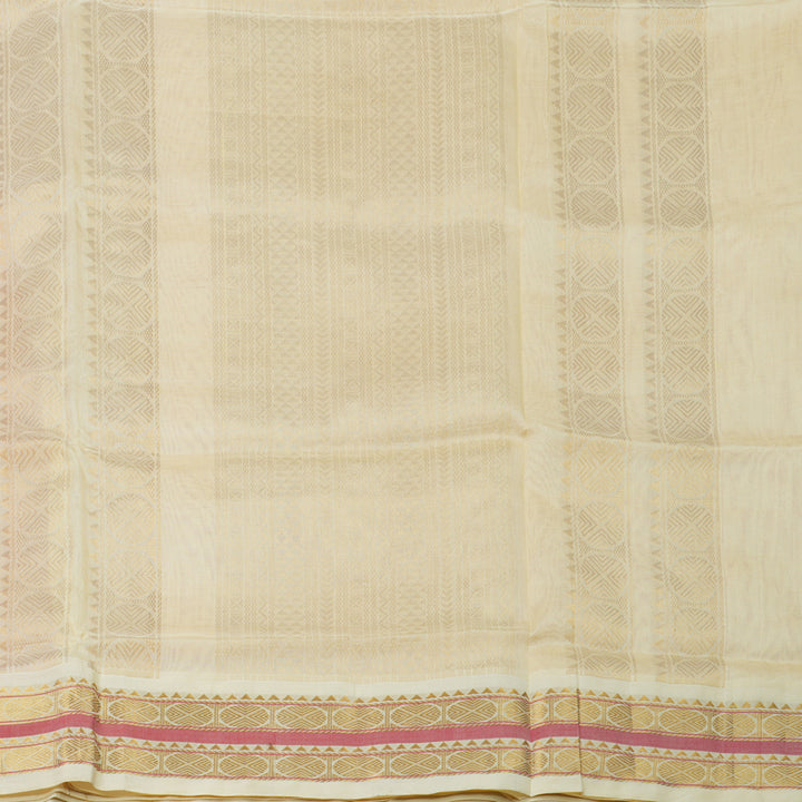 Hayagrivas Orange Pure Silk Cotton Saree KBE631F8-19
