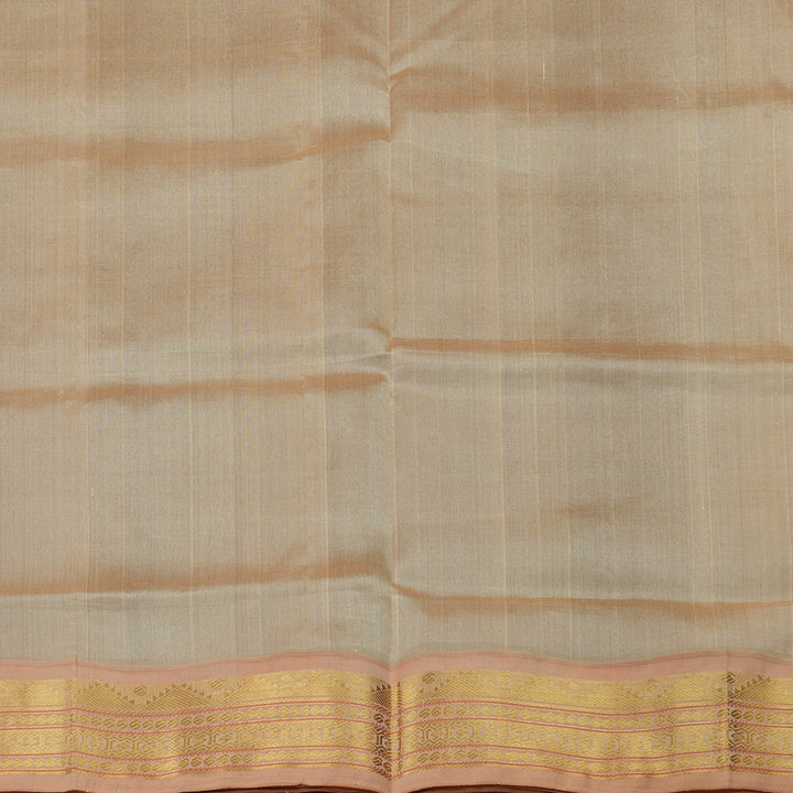 Hayagrivas Handloom Pure Silk Cotton Saree in Dark Wine Purple with Half White KBE631F8-5