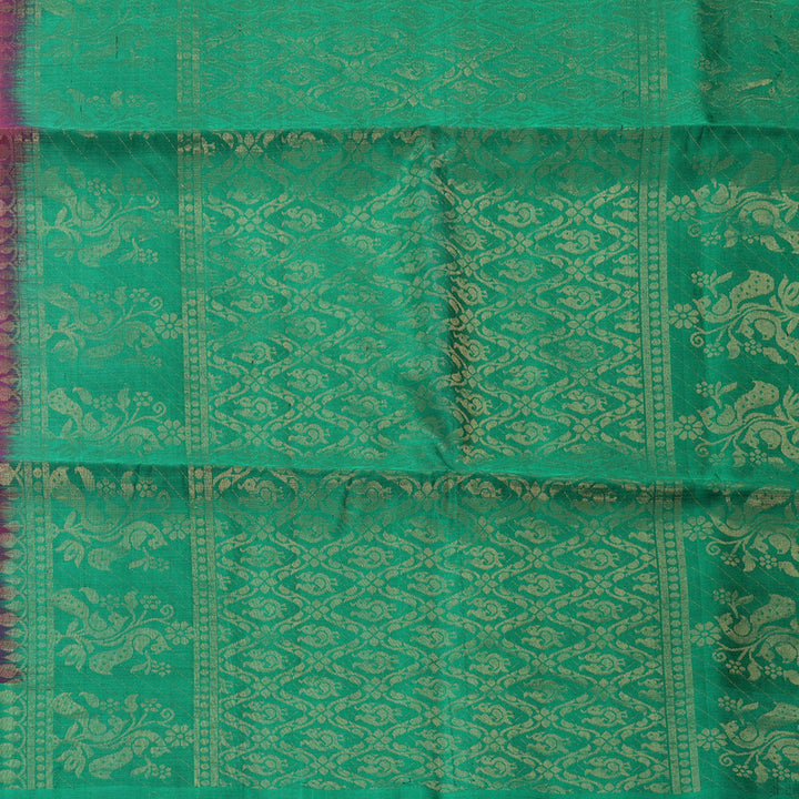 Hayagrivas Purple Handloom Soft Silk Saree KBE633F4-3