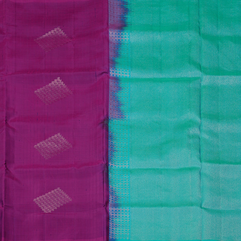 Hayagrivas Purple Handloom Soft Silk Saree KBE63D1-3
