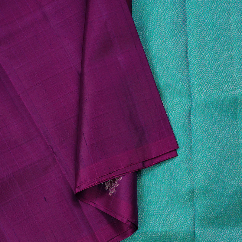Hayagrivas Purple Handloom Soft Silk Saree KBE63D1-3