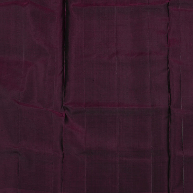 Hayagrivas Dark Plum Purple Handloom Soft Silk Saree KBE63D4-7