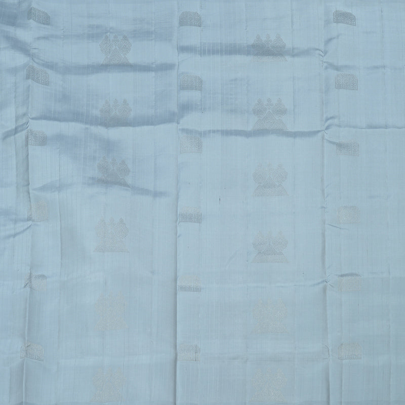 Hayagrivas Handloom Soft Silk Saree in Vivacious Light Powder Blue KBE63D6-1