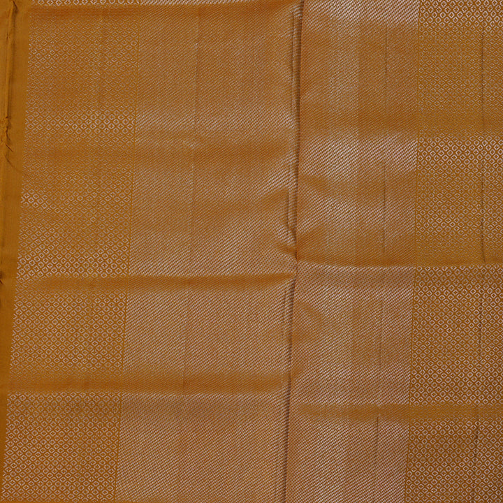Hayagrivas Handloom Soft Silk Saree in Earthy Honey Mustard KBE63D7-2