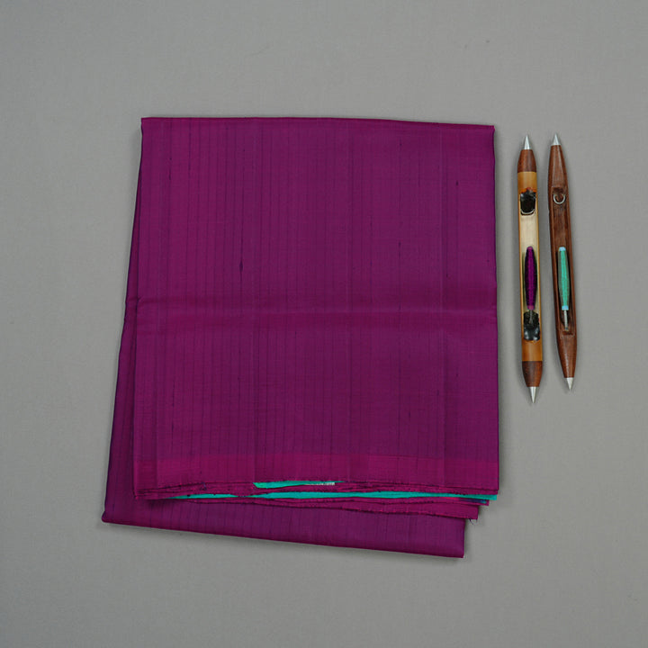 Hayagrivas Handloom Soft Silk Saree in Elegant Purple KBE63D9-3