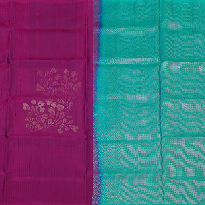 Hayagrivas Handloom Soft Silk Saree in Elegant Purple KBE63D9-3