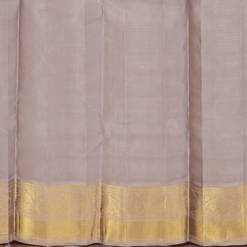 Hayagrivas Handloom Araku Maroon Kanjivaram Silk Saree with Mild Rosewood Pink Border KBE646G7-1
