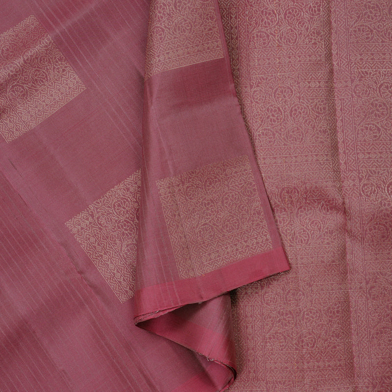 Hayagrivas Onion Pink Handloom Soft Silk Saree KBE64D12-1