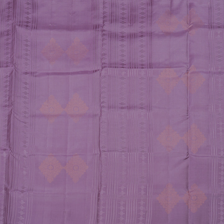 Hayagrivas Handloom Soft Silk Saree in Refreshing Dark lavender KBE64D2-1