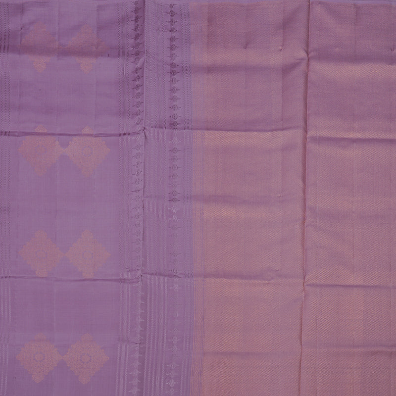 Hayagrivas Handloom Soft Silk Saree in Refreshing Dark lavender KBE64D2-1