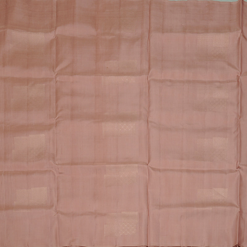 Hayagrivas Peach Pink Handloom Soft Silk Saree KBE64D3-1