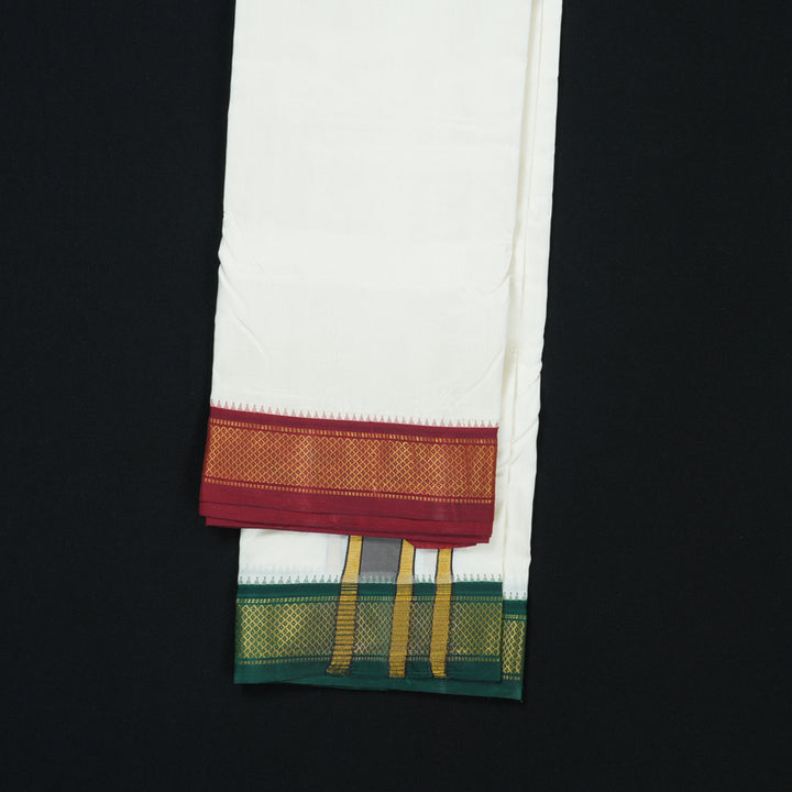 Hayagrivas Handloom 8 Mulam Silk Dhothi KBE650G1-1