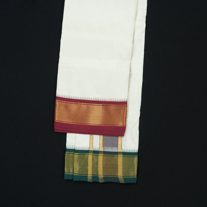 Hayagrivas Handloom 8 Mulam Silk Dhothi KBE650G3-2