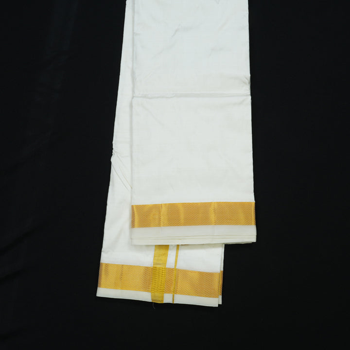 Hayagrivas Handloom 9*5 Silk Dhoti (80K) KBE651G9-1