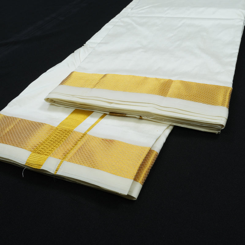 Hayagrivas Handloom 9*5 Silk Dhoti (80K) KBE651G9-1