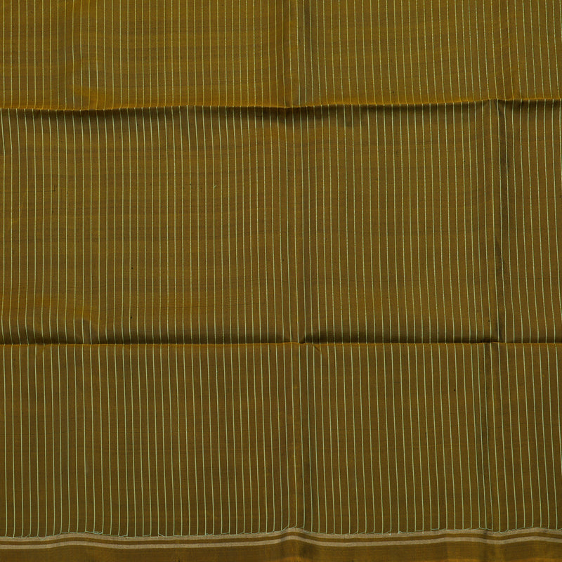 Hayagrivas Handloom Pure Soft Silk Saree in classic Black with Olive yellow KBE656G1-1