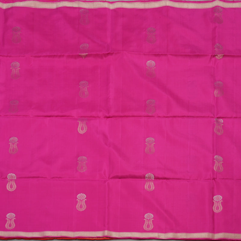 Hayagrivas Magenta Pure Soft Silk Saree KBE658G3-1