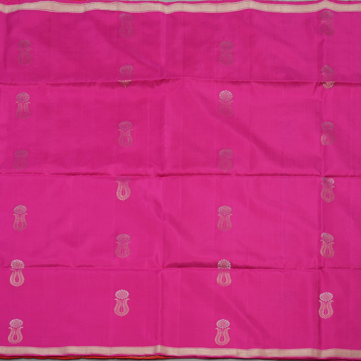 Hayagrivas Magenta Pure Soft Silk Saree KBE658G3-1
