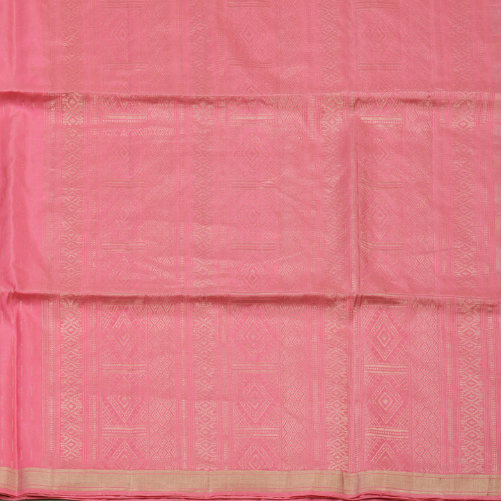 Hayagrivas Handloom Rose Pink Soft Silk Saree KBE659G7-1