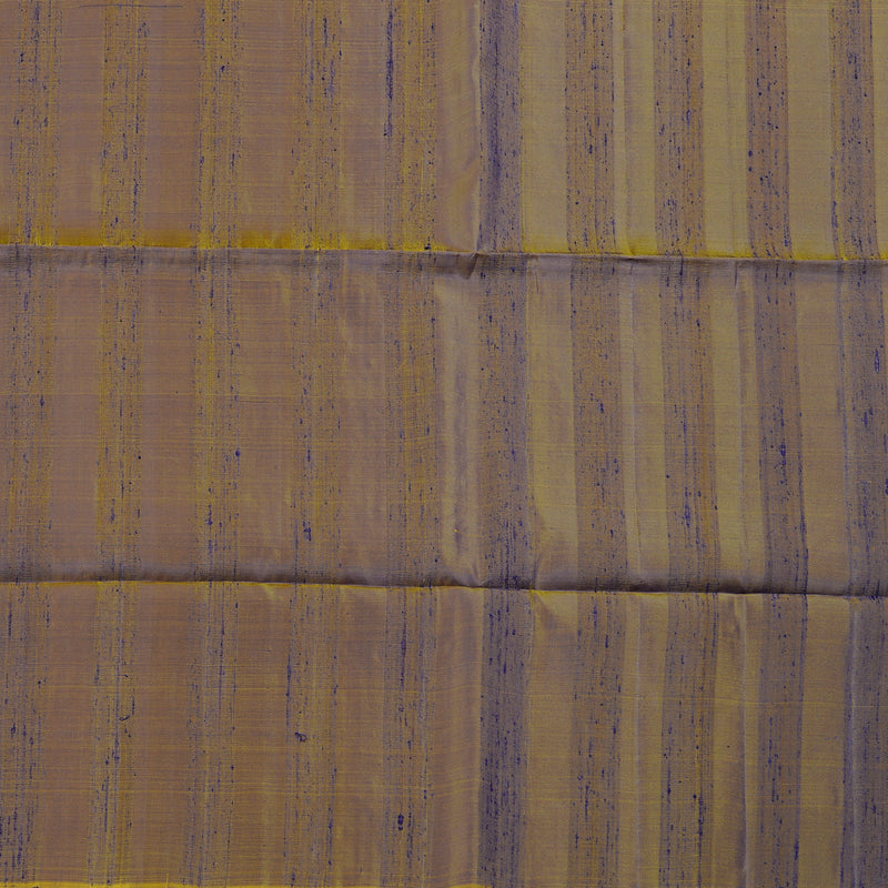 Hayagrivas Mustard Yellow Handloom Soft Silk Saree with Dual Tone (Blue With Yellow) Border KBE65D1-1