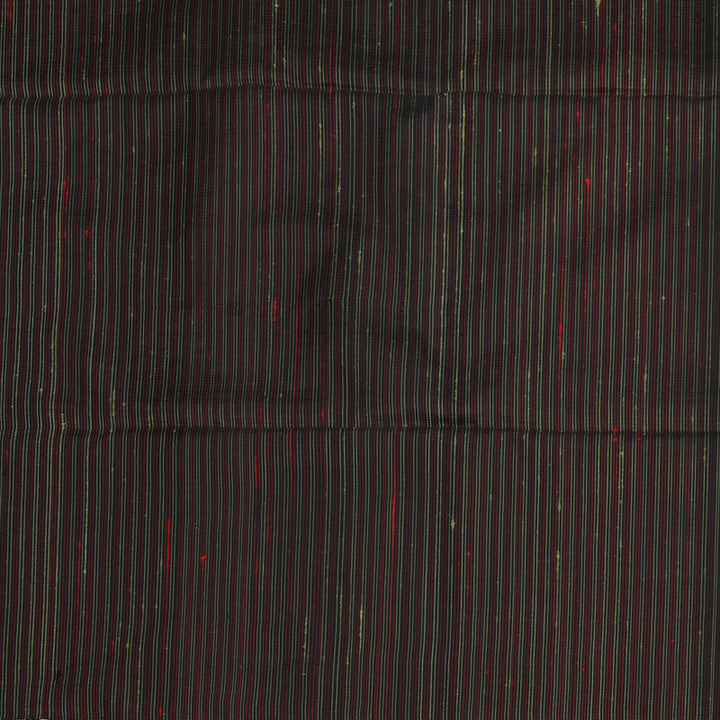 Hayagrivas Handloom Black Pure Soft Silk Saree KBE660G6-1