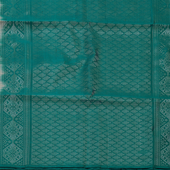 Hayagrivas Pista Green Pure Ikkat Soft Silk Saree KBE662G12-1