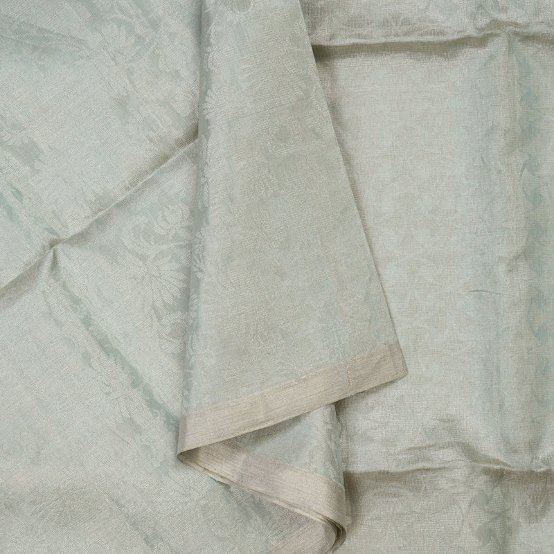 Hayagrivas Powder Blue (Tissue) Pure Soft Silk Saree KBE662G4-1